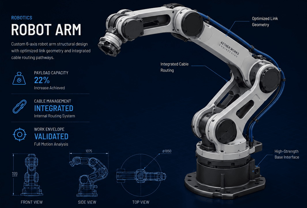 Robot Arm CAD Design